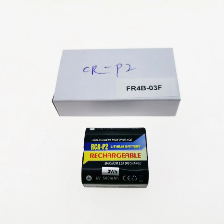 NEW Battery CR-P2 RCR-P2 6V 500mah - Rechargeable Li-ion