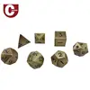 Etched Printed Logo 4 Sided 8 Sided Custom Dice Set