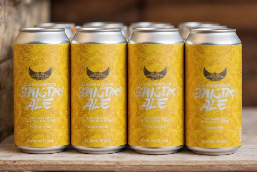 mini ginger ale cans