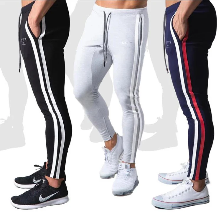 

Gym Bodybuilding Men Summer Fitness Trousers Sweatpants Plus Size Sportswear Jogger Elastic Pants, Customized color