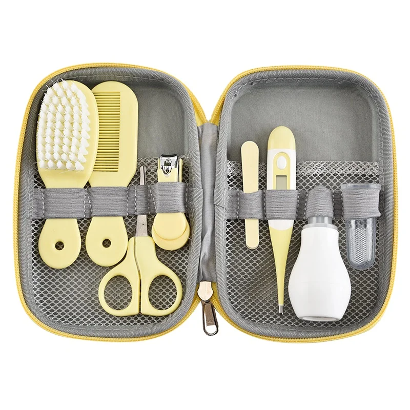 

Healthy Supplies Cleaning Products Baby Manicure Nail Care Set, Pink blue yellow