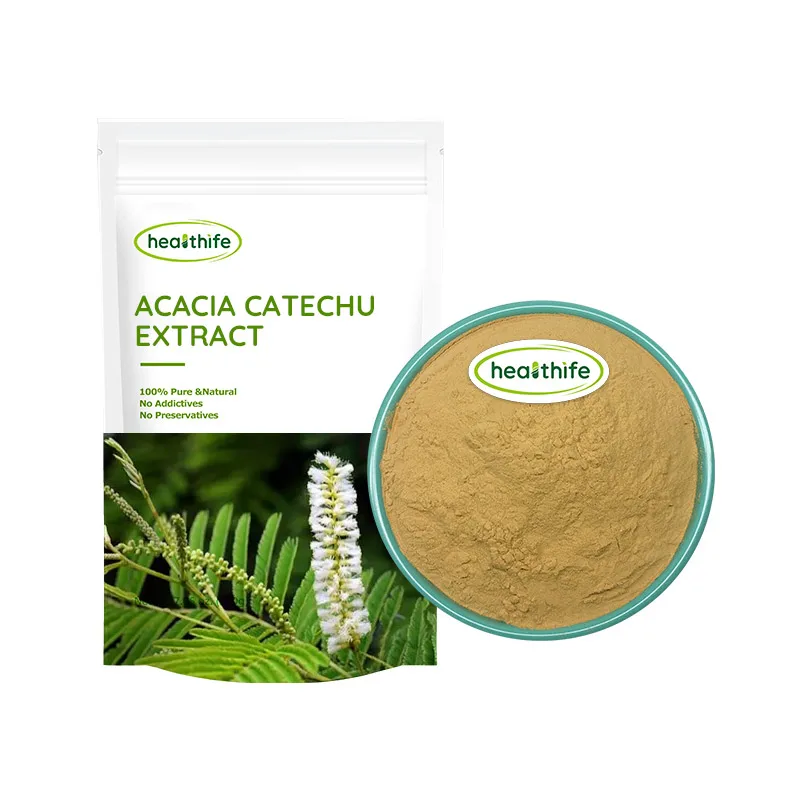 

Healthife Acacia Catechu Bark Root Extract 20:1 Acacia Catechu Extract