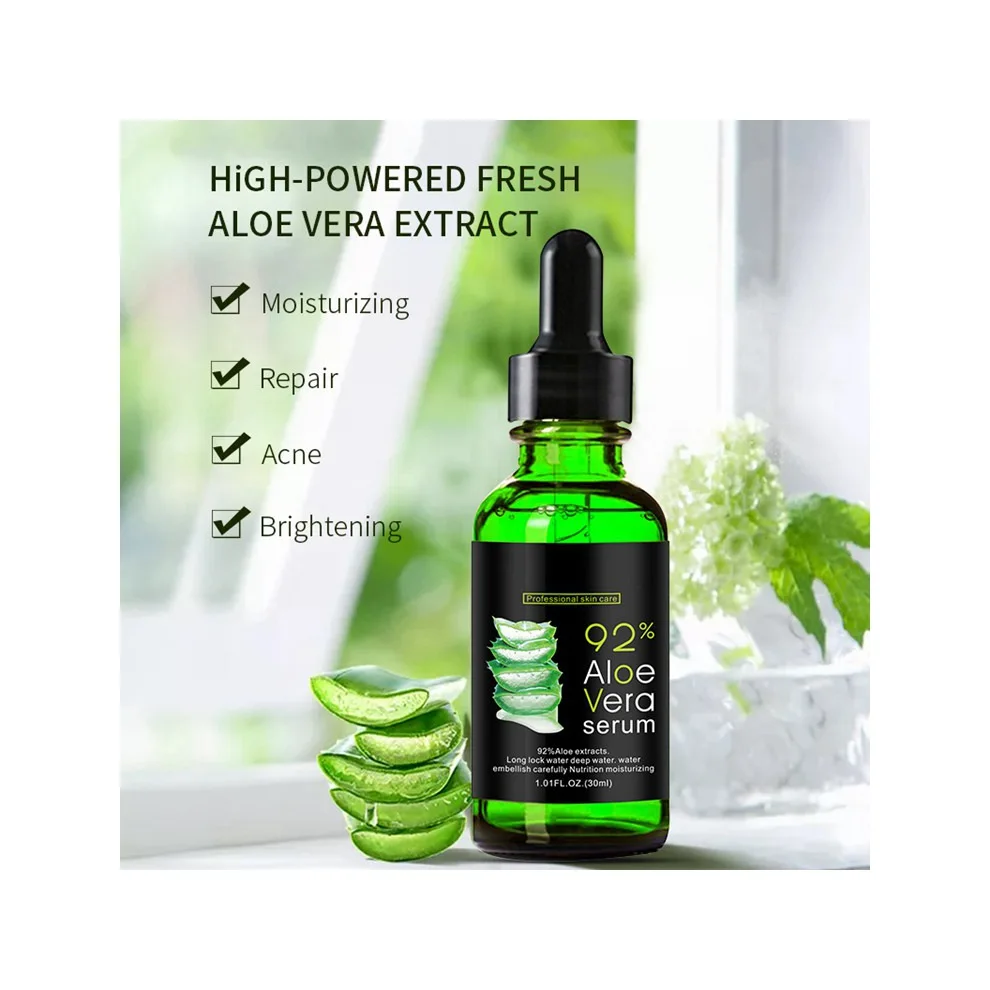

2021 Private Brand Opsl 30Ml Pure Organic Aloe Vera Vitamin C Serum With Hyaluronic Acid Essential Oil
