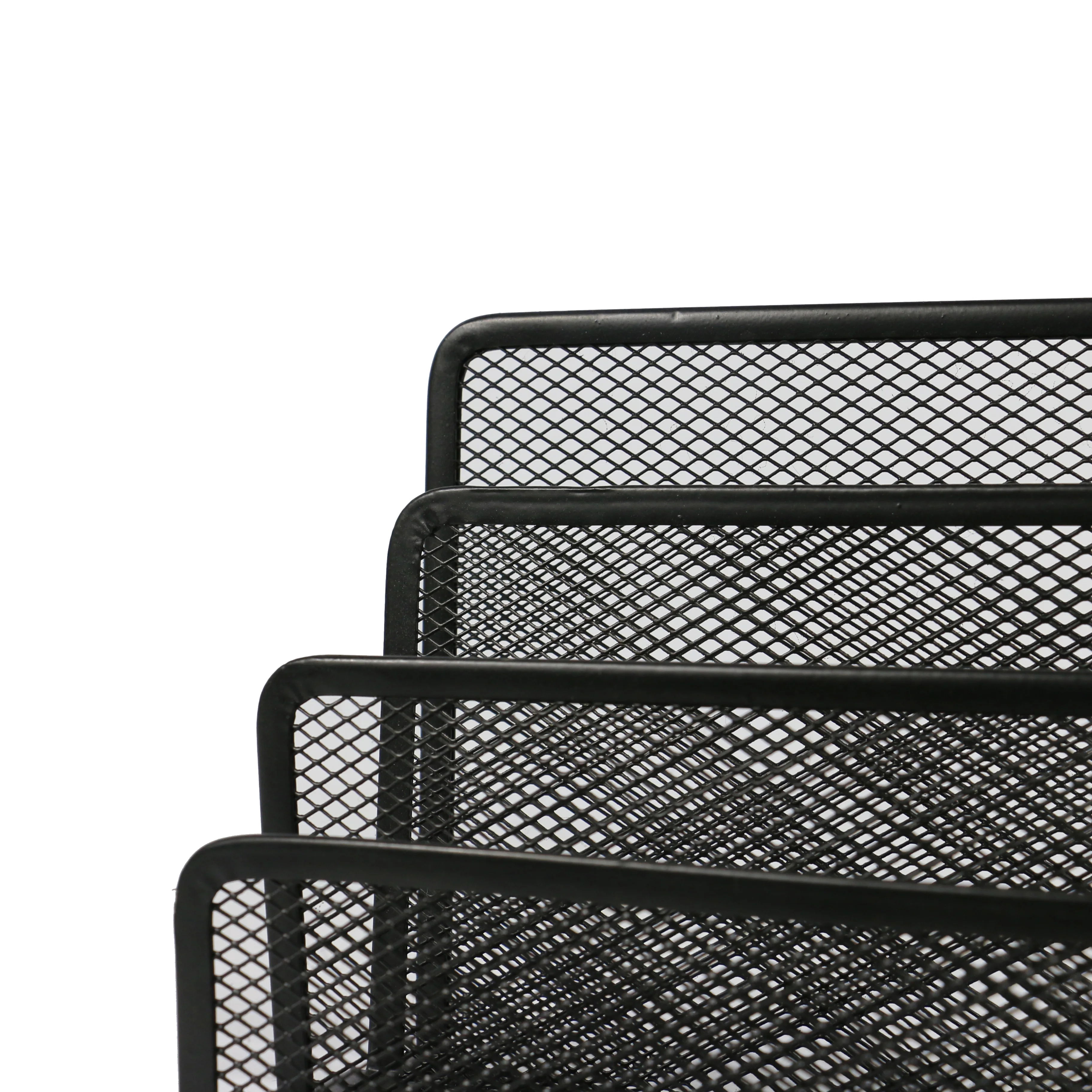 
3unit Stationery Products mesh metal letter holder for desk organizer 