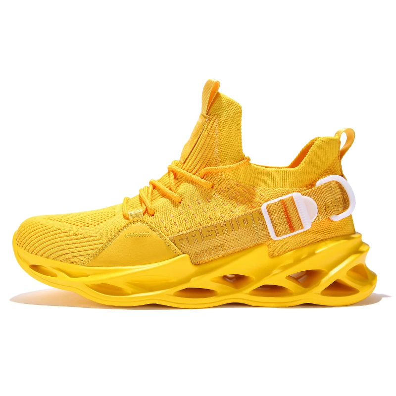 

KGXY Hot sale good quality fashion casual shoes for men and women OEM, Yellow/white/orange/black/green