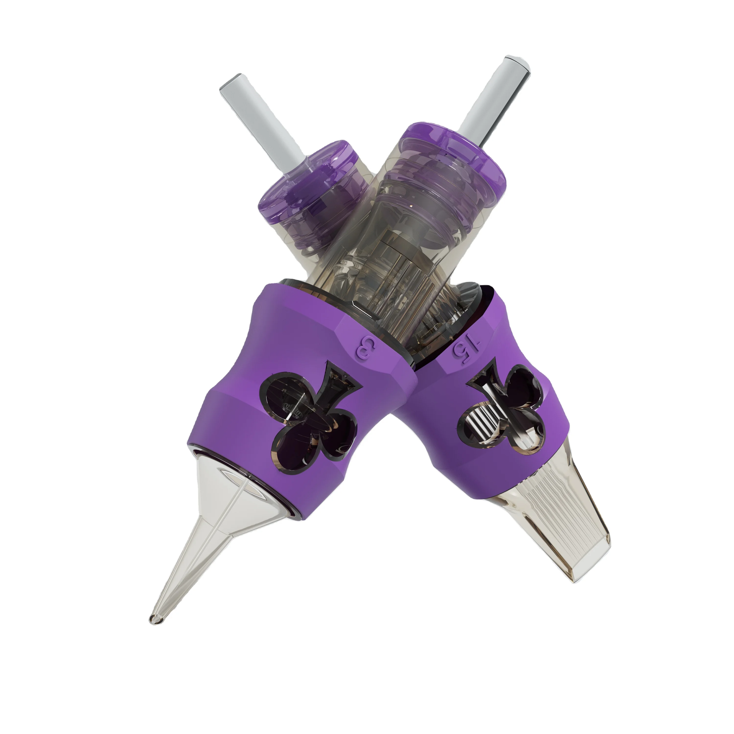 

Purple Tattoo Cartridge Needle 1RL 0.25mm 0.30mm 0.35mm OEM Tattoo Needle Cartridge for Sale