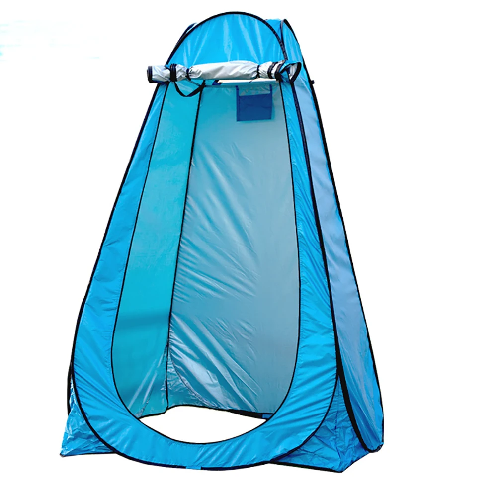 Portable Outdoor Pop up Privacy Camp Toilet Changing Room Pod With Window Waterproof Camping Shower Tent