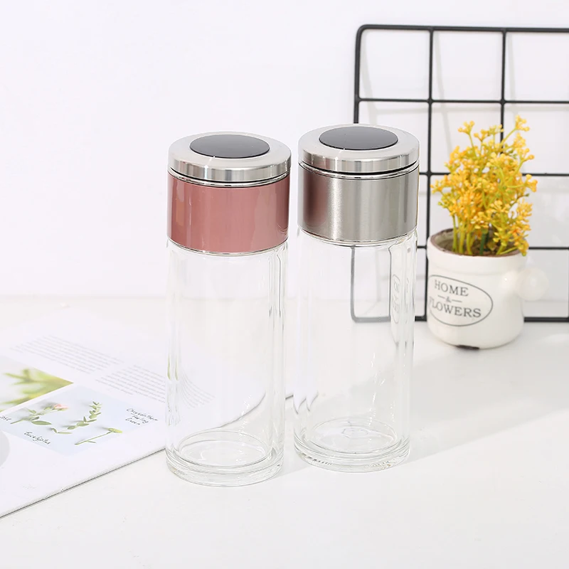

Dishwasher Safe 320ml Borosilicate Glass Water Bottle Bpa Free