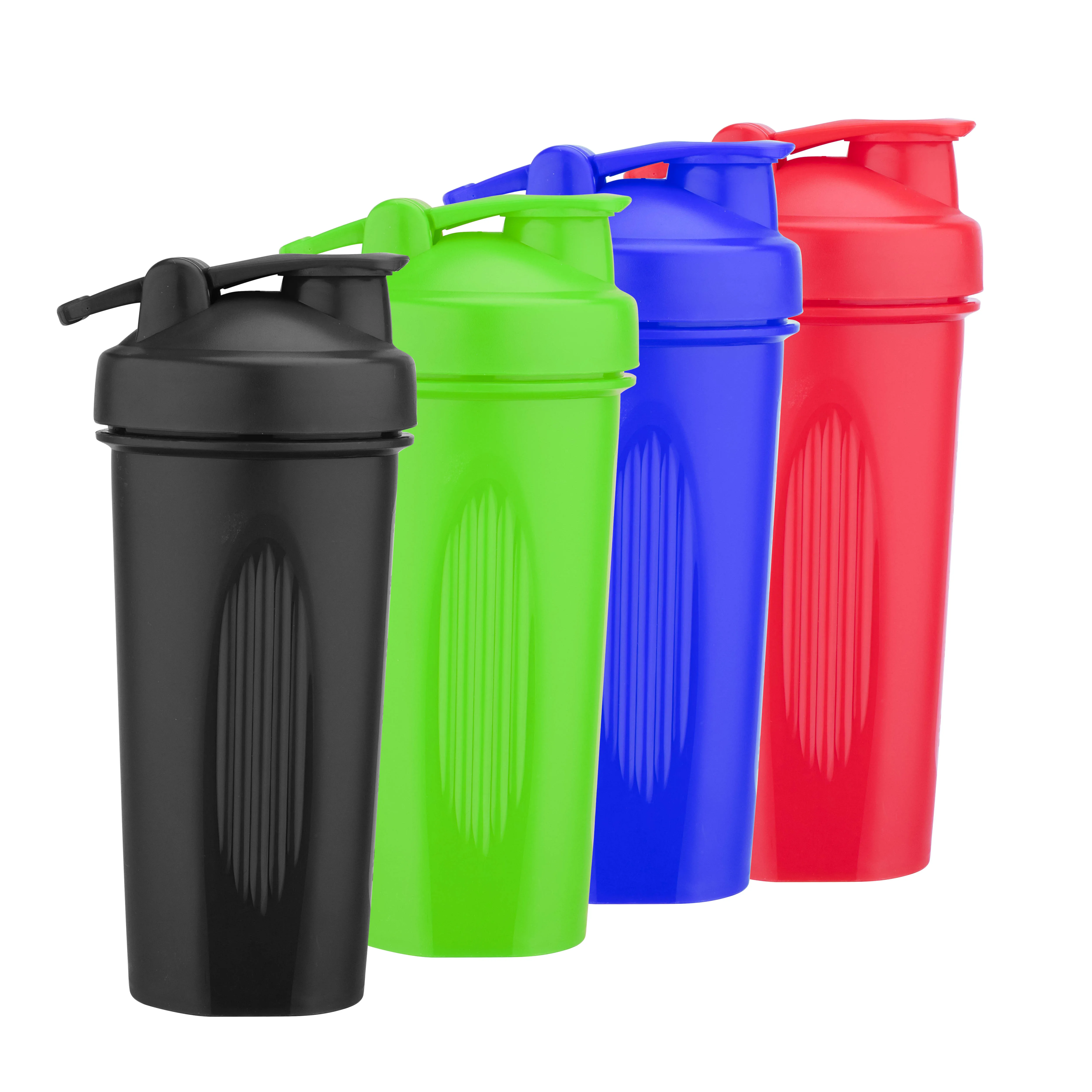 

Oem 600ml/20OZ Gym Bottle 304 Ball Stainless Steel Shakers Protein Plastic Shaker Cup Custom Logo