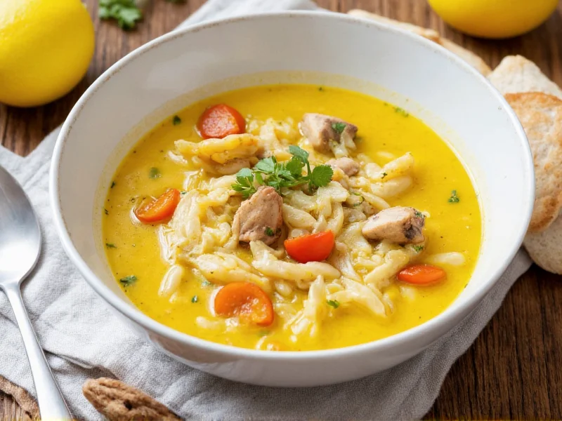 Greek Lemon Chicken Orzo Soup: Authentic Recipe & Tips