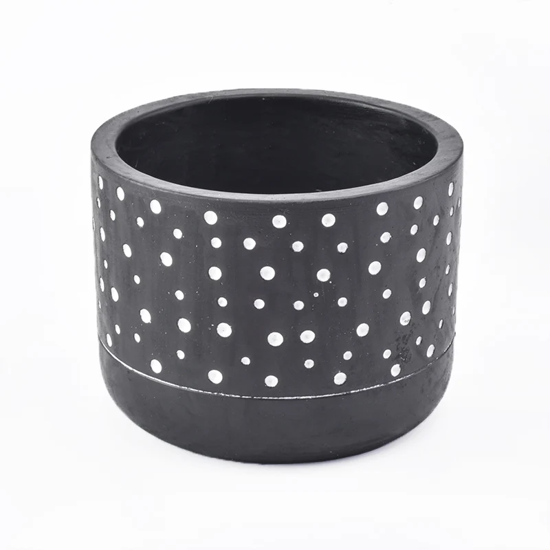 candle jars concrete