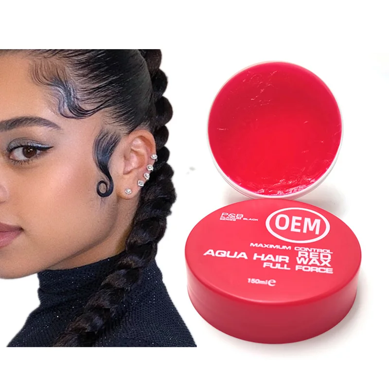 

oem professional hair styling care products men hair wax braiding no label eyebrow strong hold pomade