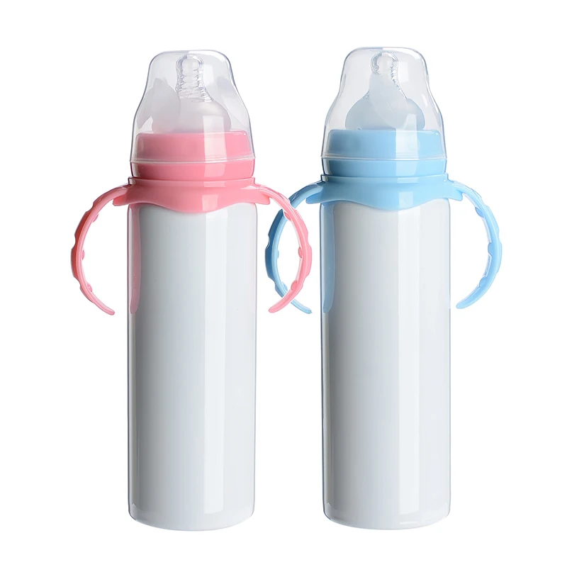 

Food Grade Double Wall 8oz Insulation Baby Nursing Vacuum Water Bottle 304 Stainless Steel Sublimation Baby Feeding Bottle