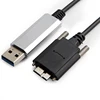 USB3.0 Fiber optic cable A male to micro B 3.0 with locking screw Industrial camera machine vision data Storage cable
