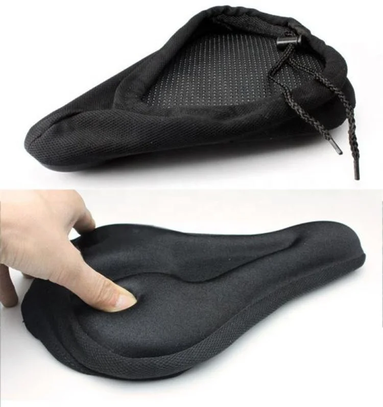 

Ready Made Cycle Comfort Sit 3D Silica Exercise Gel Bike Seat Cover, Memory Foam Soft Bicycle Padded Saddle Cushion Cover