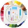 Embroidery Floss Rainbow Color 50 Skeins 100 Skeins Per Pack Custom Cross Stitch Threads Friendship Bracelets Floss Crafts Floss