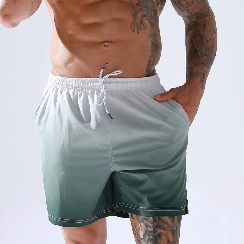 

2022 New Arrival Classical Volley Board Shorts Colorful Pattern Men's Swim Wear Trunks Beach Shorts with Mesh Lining