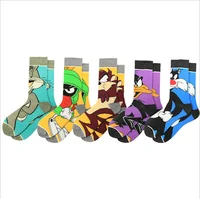 

Happy cartoon character Donald Duck fashion tide socks factory direct wholesale