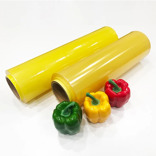 

PVC Cling Film for Food Wrap Factory Wholesale Plastic Soft PVC Cling Wrap Jumbo Roll