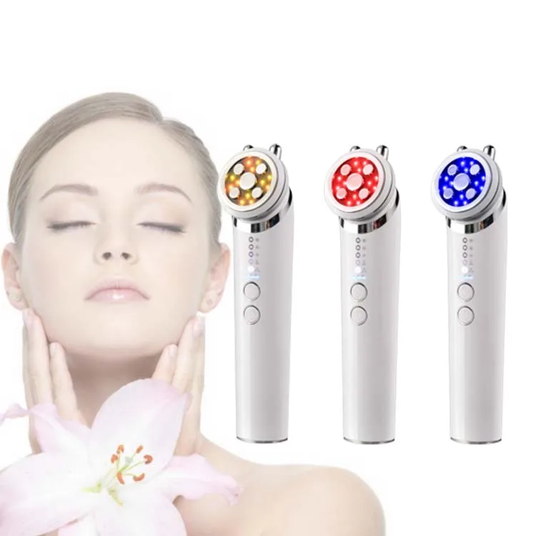 

IFINE Beauty Multifunctional Face & Neck lifting Massager Anti Aging Wrinkle Beauty Tool rf Skin Tightening Machine, White