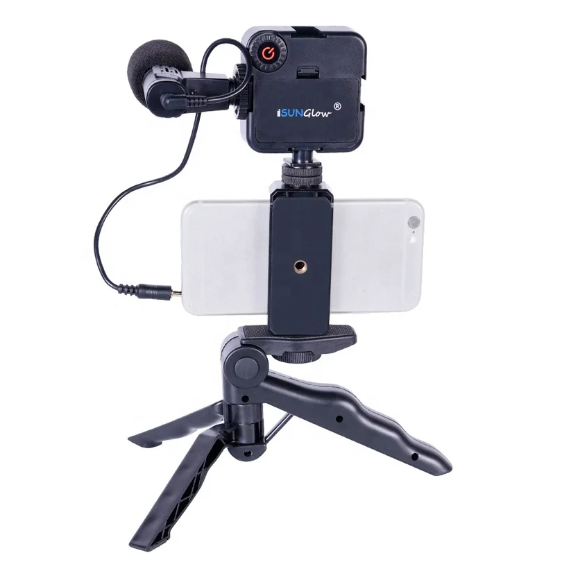 

Portable 48MP Vlogging Video Camera For Youtube Live Broadcast Phone Vlog Microphone LED Light Vlog Equipment Phone Light Gadget