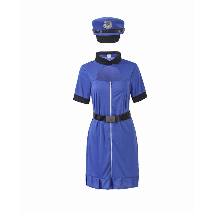 

Outfits Halloween Uniform Policewoman Sexy Carnival Party Costumes With Hat, Oem order