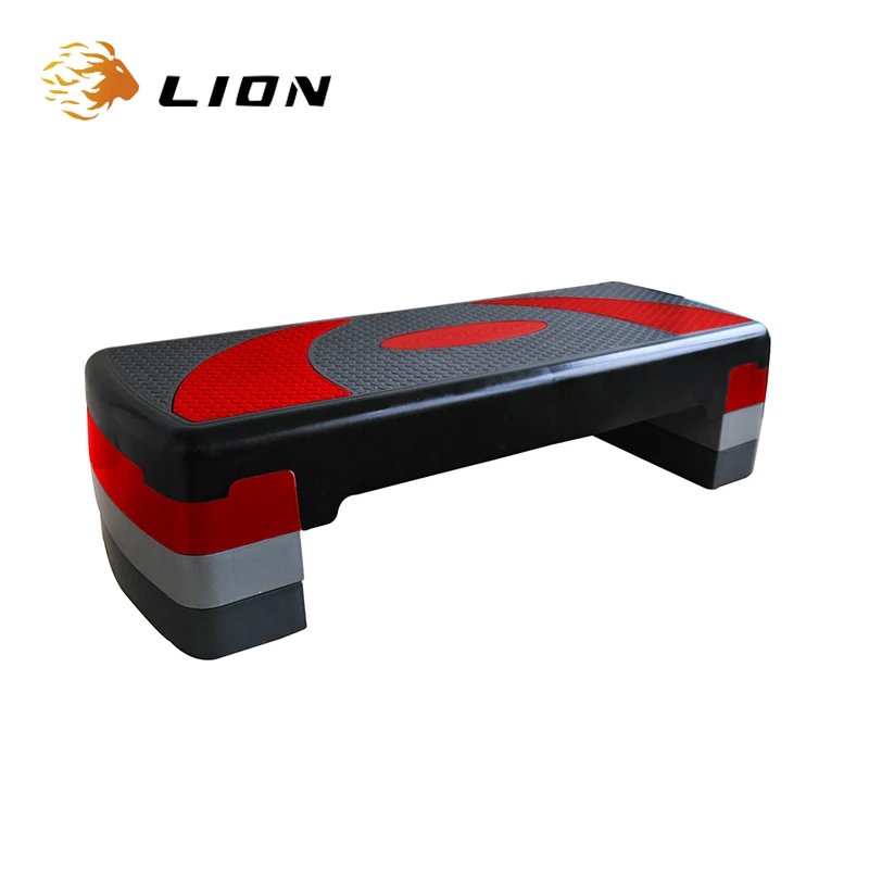 

Hot Sale Anti-slip Adjustable Aerobic Steps Platform in Fitness and Exercise, Black/customized