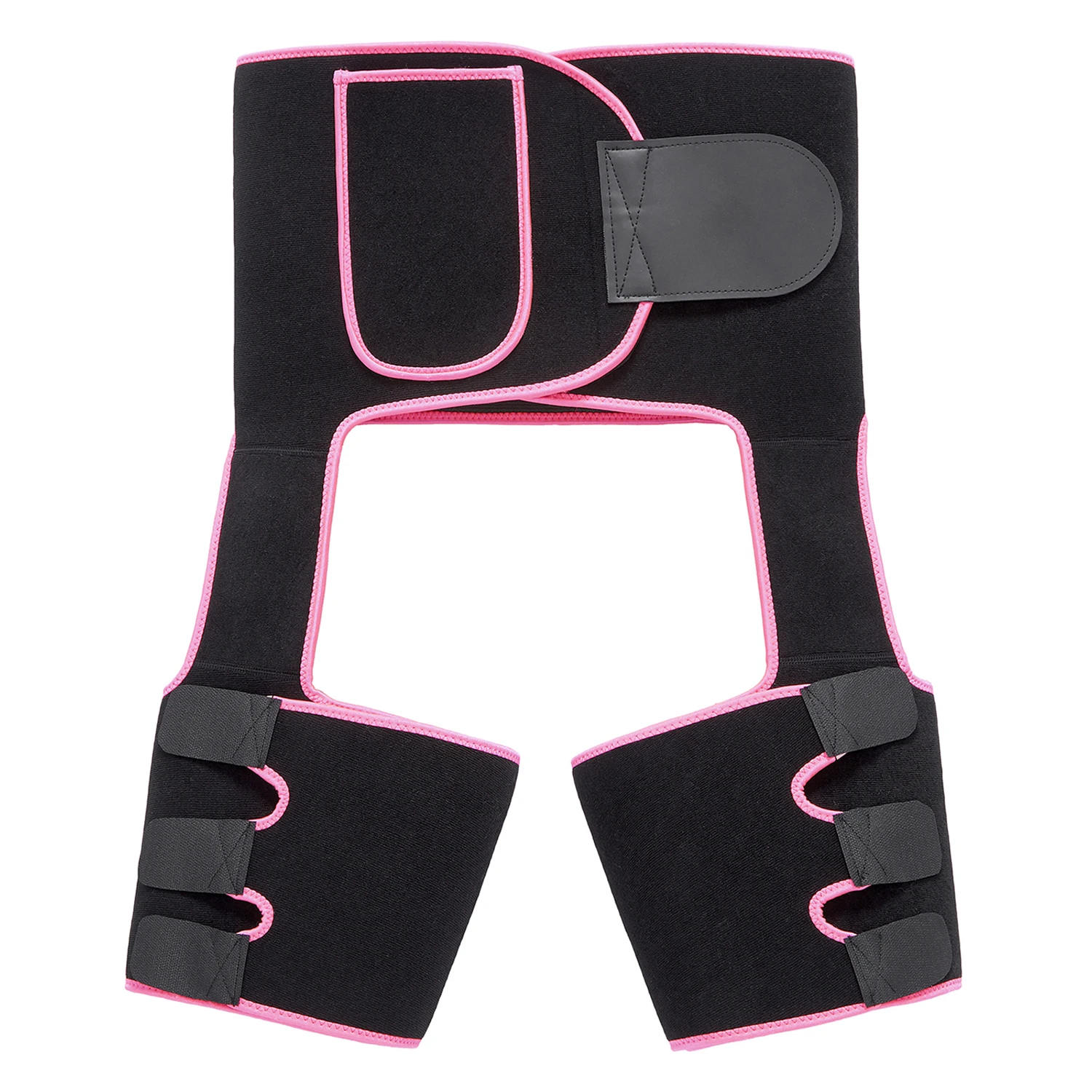 

High Waist Thigh Eraser Neoprene Waist Trainer Butt Lifter Tummy Control Waist Thigh Trimmer, Black, pink, orange