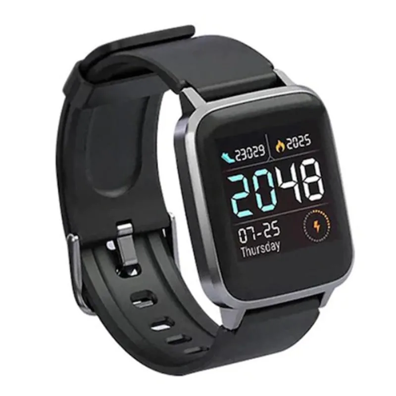 

New Hot English Version Smart Band IP68 Waterproof 12 Sport Modes Call Reminder BT 5.0 for Hay lou LS02 Smart Watch wristband, Black