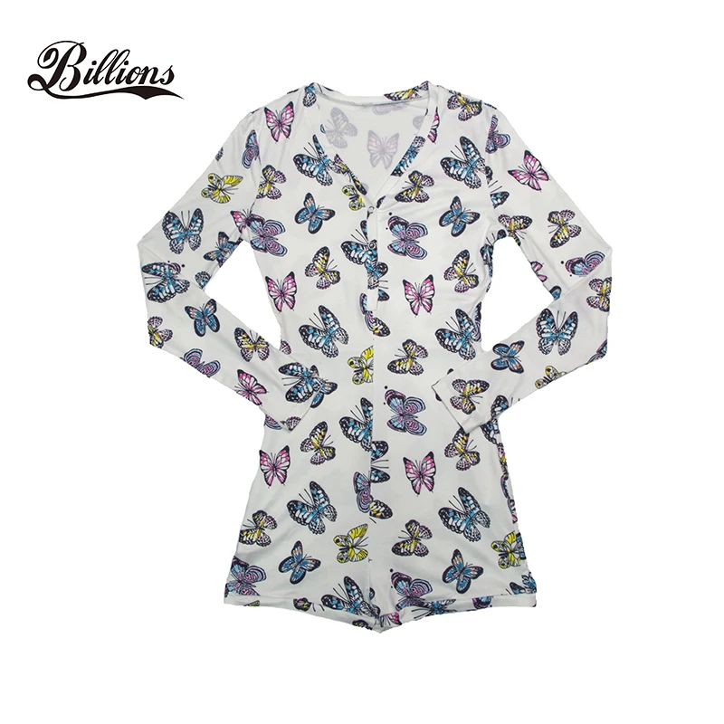 

New Fashion Wholesale Plus Size Night Wear Sexy Women Butterfly Onesie Women Pajamas, Customized color