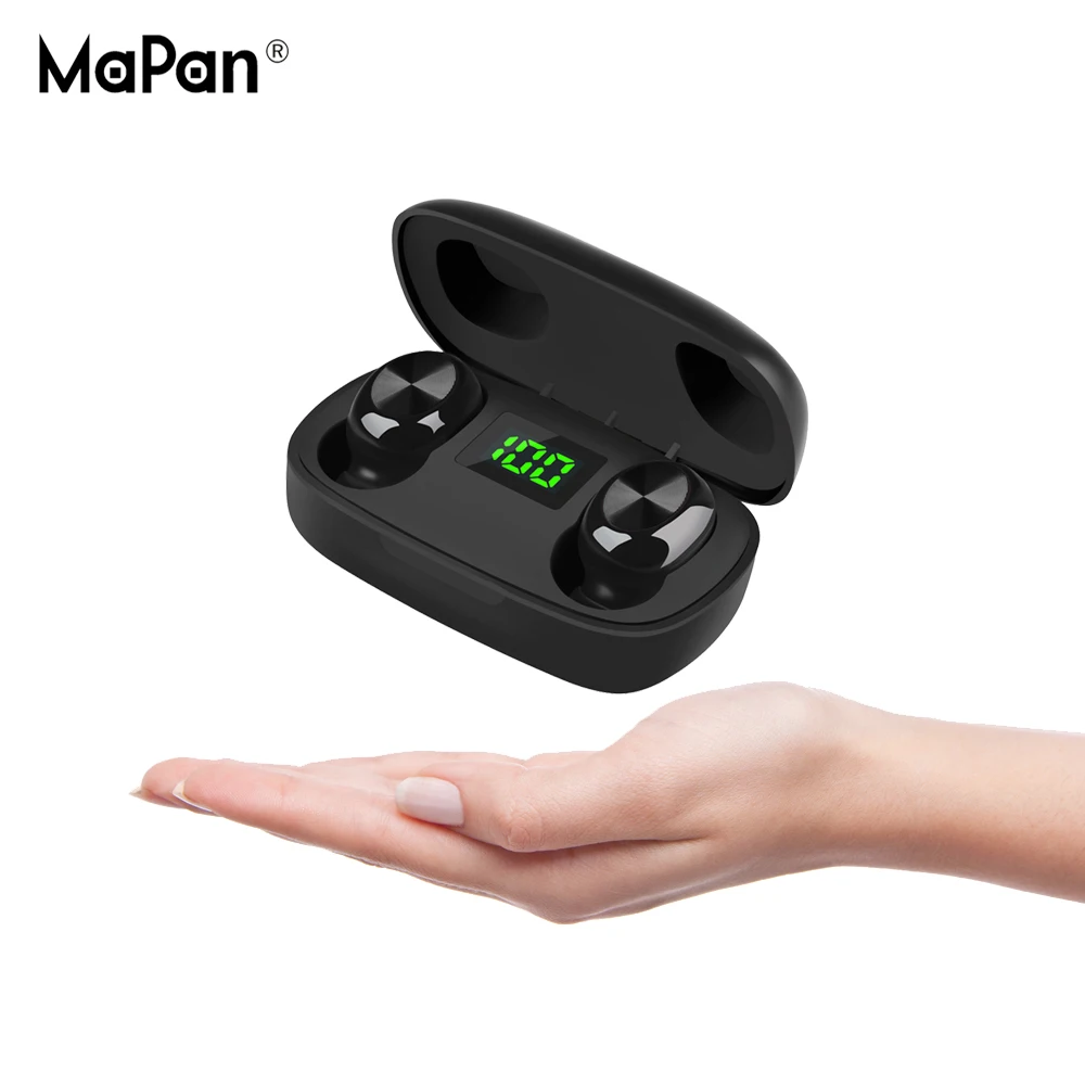 

Free shipping 2020 New Arrivals Products Sport Stereo Music Handsfree Mini In Ear Hifi Wireless earbuds Bluetooth Earphone, Black ,white , red color bluetooth wireless earphone