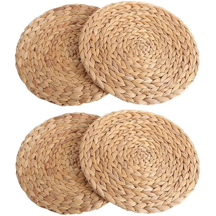 

Straw Woven Seagrass water hyacinth Placemat Mat, Natural