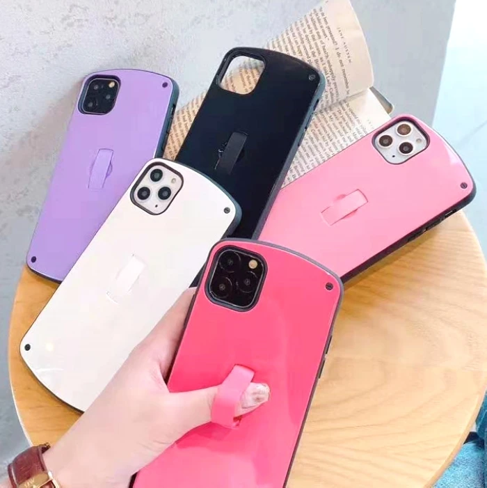 

Free Shipping Holder Cell Phone Case for iPhone 12 11 8 7 6S XS X MAX Factory Shenzhen Mobile Phone Bags Kickstand Back Cover