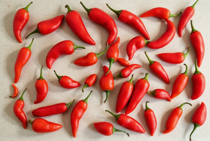 Buying small red peppers