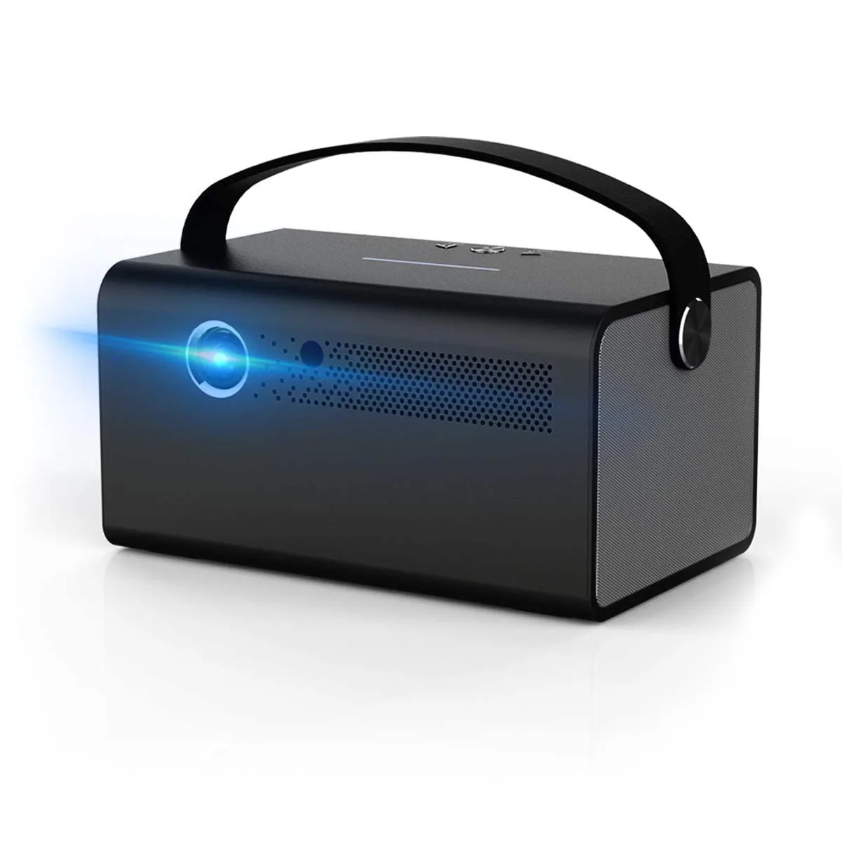 

Yinzam V7 Mini Portable DLP Projector with 4500 Lumens 1280x800p Native Resolution Android OS 2GB RAM 16GB ROM 3D Beamer