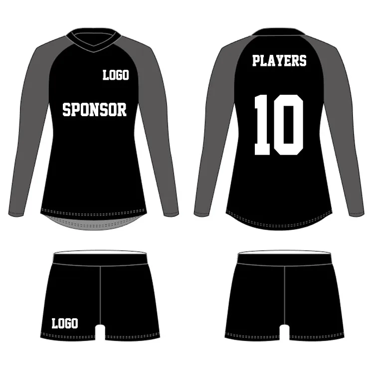 Customized Sublimation Womens Long Sleeve Volleyball Jerseys Buy