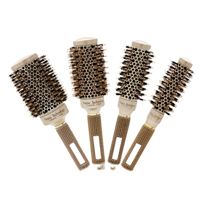 

High Grade Quality Guaranteed Women Long Round Brush For Blow Drying Curly Hair