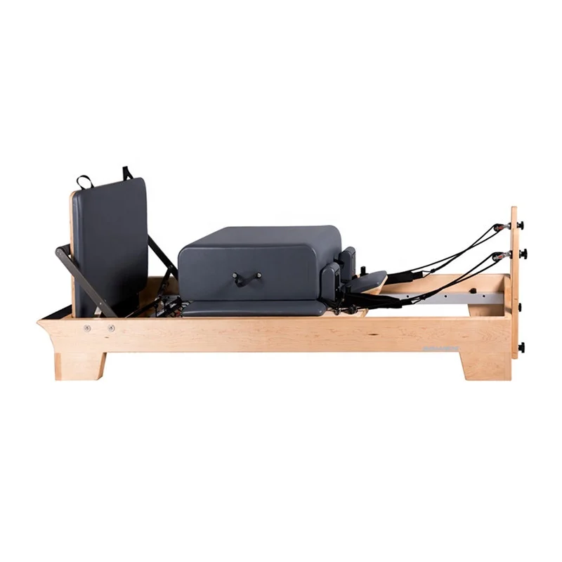 

Home gym Factory price fitness pilates reformer pilates, Wood color