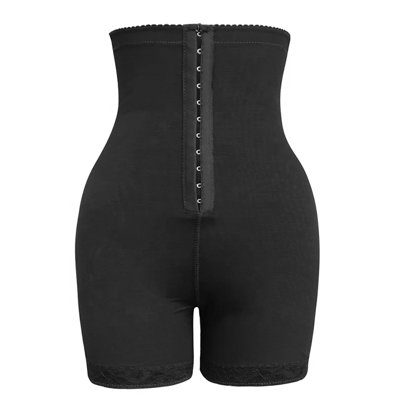 

Ladies Slimming Breathable Smooth High Waist Body Shaper Butt Lift Panty Seamless Girdles Lace Hip Trainer Shapewear, Balck, nude