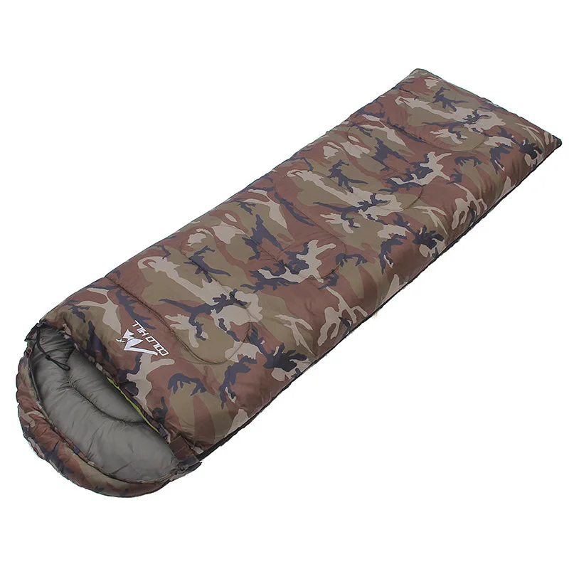 

Outdoor sleeping bag adult camping camping lunch break warm four seasons camouflage sleeping bag wholesale spot