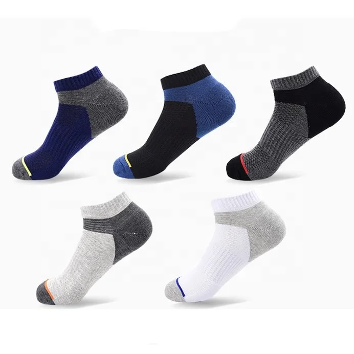 

Wholesale Knit Low Cut Ankle Anti Slip Compression Men Athletic No Show Cycling Running Sports Socks, Custom color