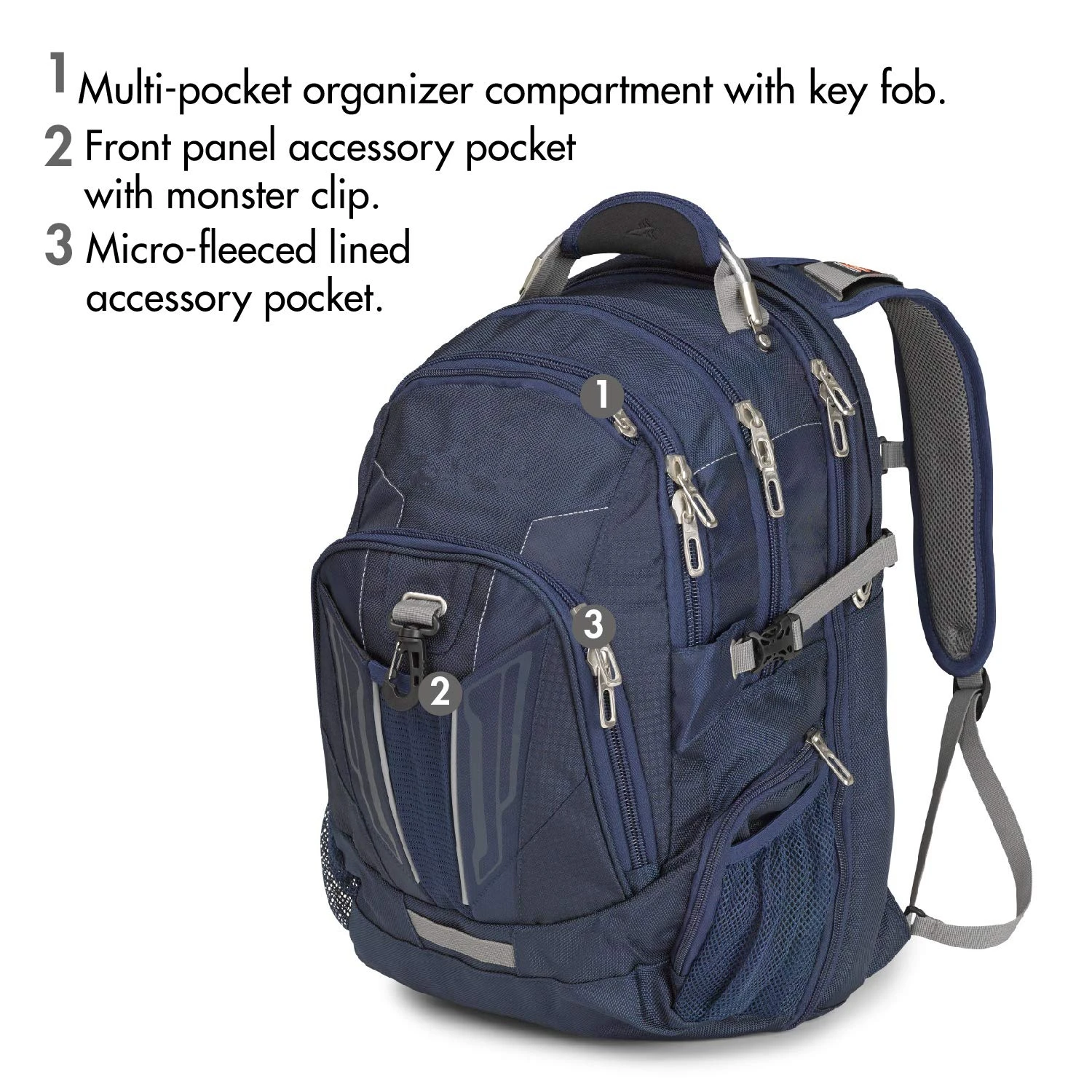 Large Capacity Laptop Backpack Ideal For High School And College