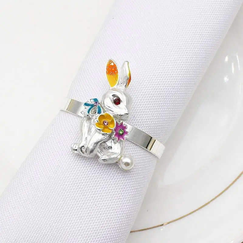 

Factory Produce Resin Easter Bunny Rabbit Napkin Rings