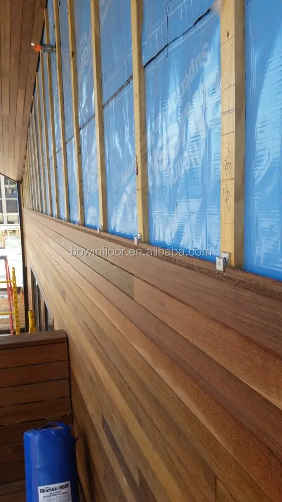 Factory Sale Ipe Hardwood Wall Siding Cladding - Easy Installation ...
