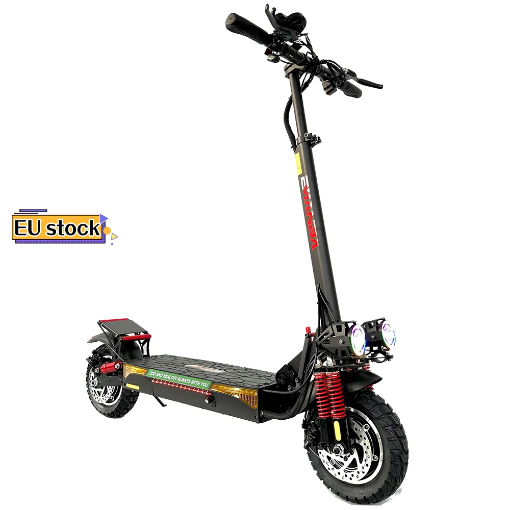 

2023 eu warehouse 48V 800W 10inch tire folding electric scooter max speed 50km/h 60km long range e scooter fast delivery