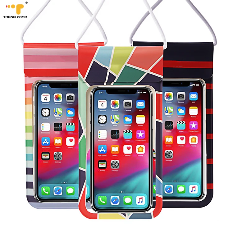 

Clear Adhesive Double Sealing Strip Phone Cases Color Print TPU Nylon Strap Travel Bags Waterproof