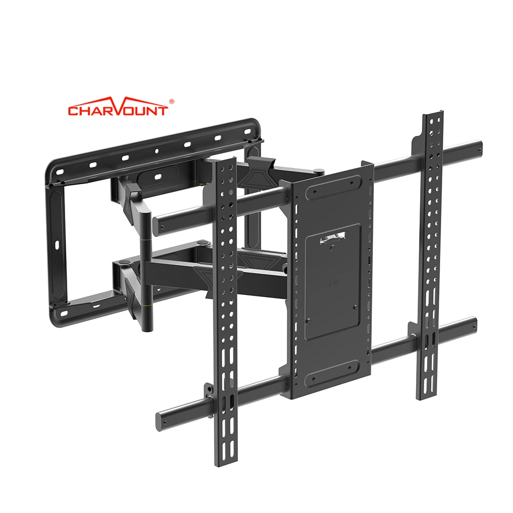 

Charmount Max VESA 800*600mm Swivel Tv Wall Mount Double Arm Tv Bracket TV Mount 75 Inch+ Full Motion