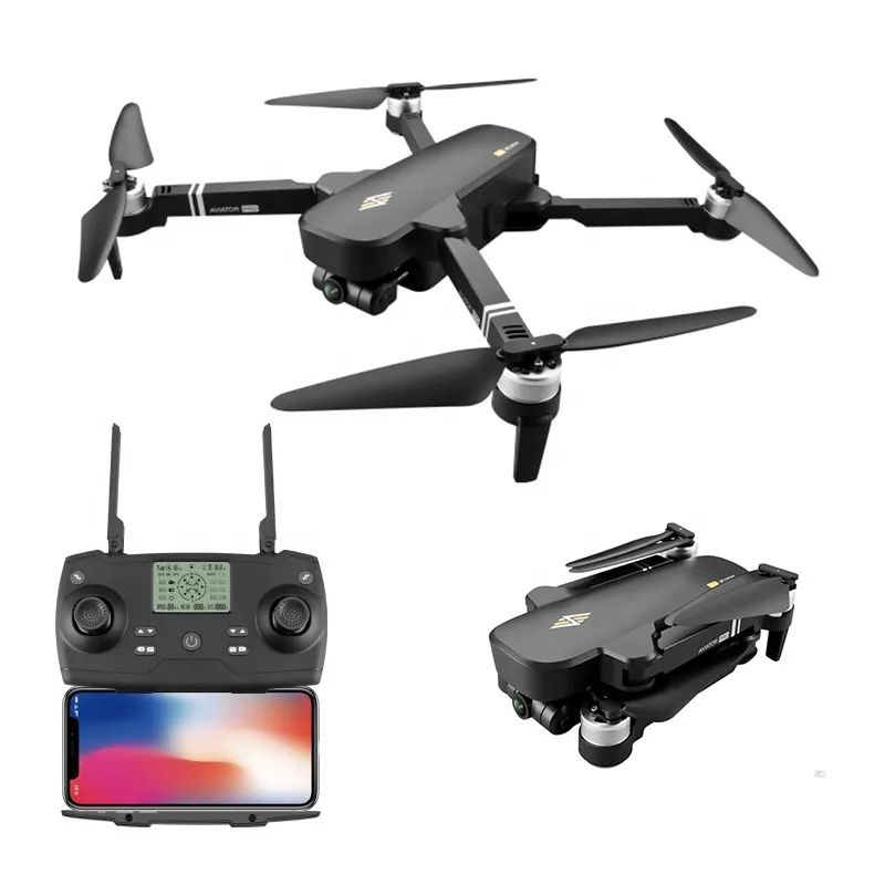 

8811 Pro Drone with 2-axis Gimbal 5G WIFI 6K Camera GPS 2KM 28Mins Support 32G TF Card Foldable RC Quadcopter 8811 Drone VS X17, Black