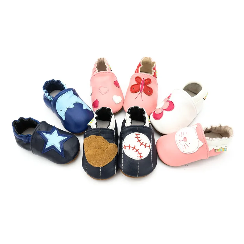 

Leather Material Graffiti 2021 Hot Product China Supply Baby Boy Toddler Shoes