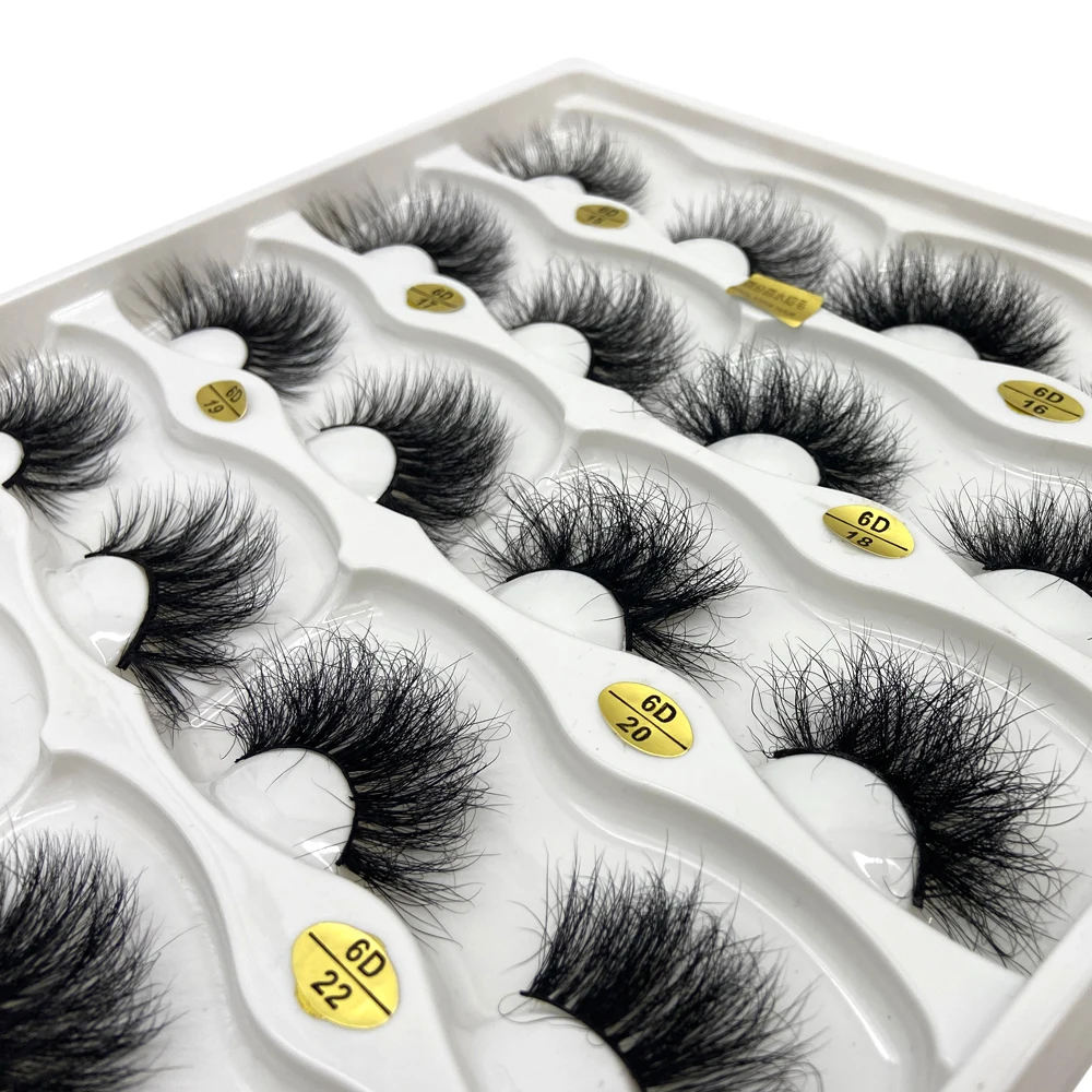 

Free Sample Custom Lash Box Dramatic Eyelashes Full Strip Lashes3D Wholesale 25MM Mink Eyelash Vendor with Customized Boxes